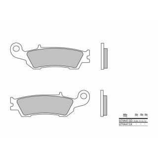 PLAQUETTES DE FREIN ARRIERE BREMBO YAMAHA YZ 125 2008-24 et 250 2008-23