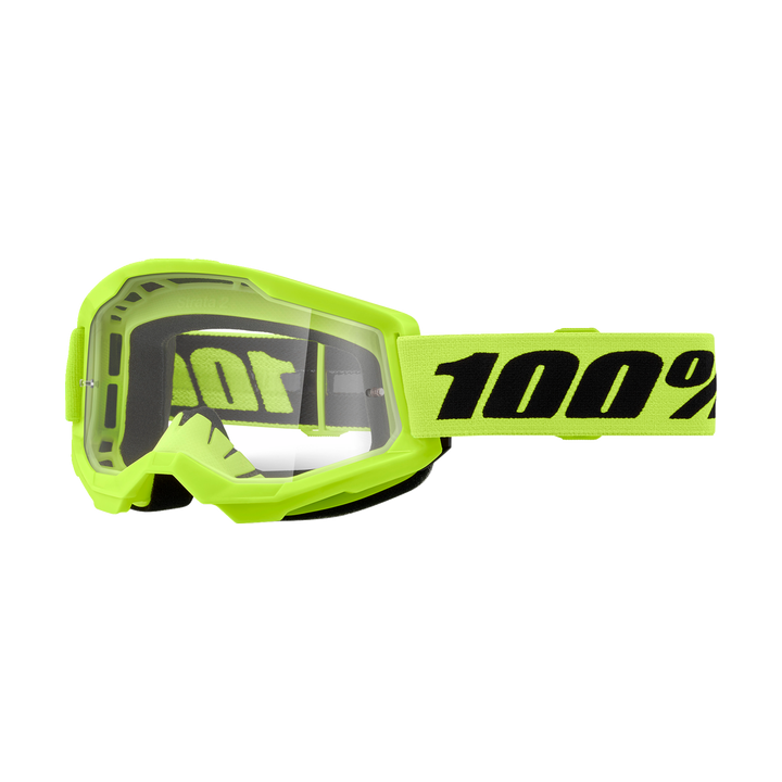 LUNETTES MASQUE 100% THE STRATA 2 GOGGLE NEO JAUNE