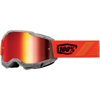 LUNETTES MASQUE 100% Accuri 2 GOGGLE SCHRUTE MIRROR ROUGE