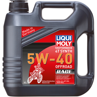 HUILE MOTEUR 4temps 5W40 RACE OFFROAD LIQUIMOLY - 4Litre