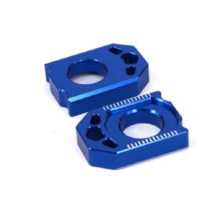 Tendeurs de chaine YAMAHA 125 250 450 YZ YZF WRF Bleu