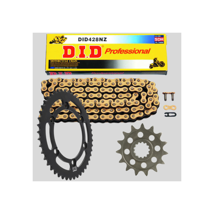 KIT CHAINE DID-PBR SUPER RENFORCE YAMAHA WR-F 250 01-06