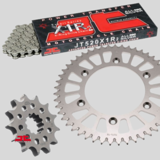 KIT CHAINE JT HDS SUPER RENFORCE HONDA CR 250 02-03 ET 06-07