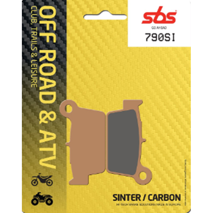PLAQUETTES DE FREIN ARRIERE SBS 790SI KAWASAKI KXF 250 2004/2018