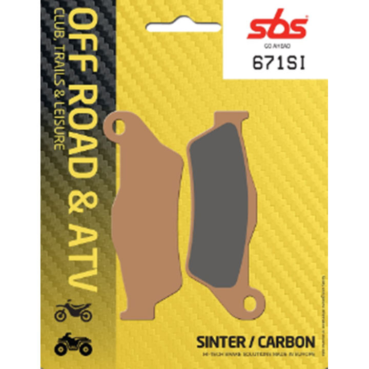 PLAQUETTES DE FREIN AVANT SBS 671SI KTM SXF 250 2006/2024