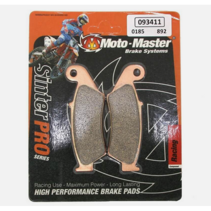 PLAQUETTES DE FREIN AVANT MOTO MASTER SINTER PRO HONDA CRF 450 2002-18