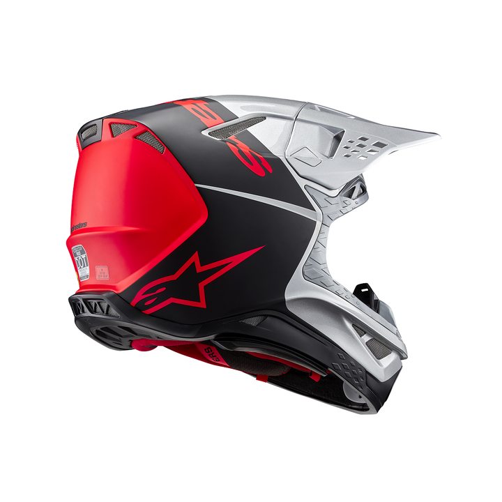 Casque Alpinestars Supertech M10 Flood Argent