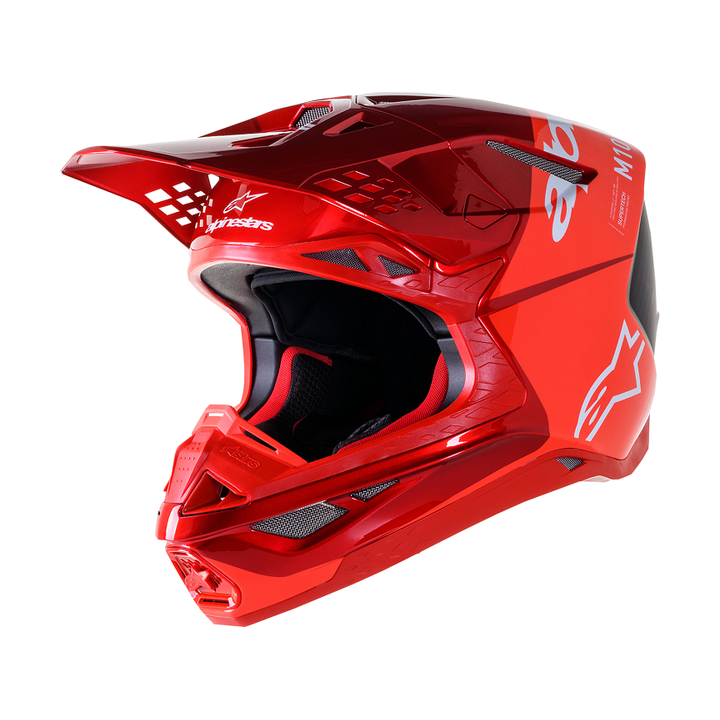 Casque Alpinestars Supertech M10 Flood rouge