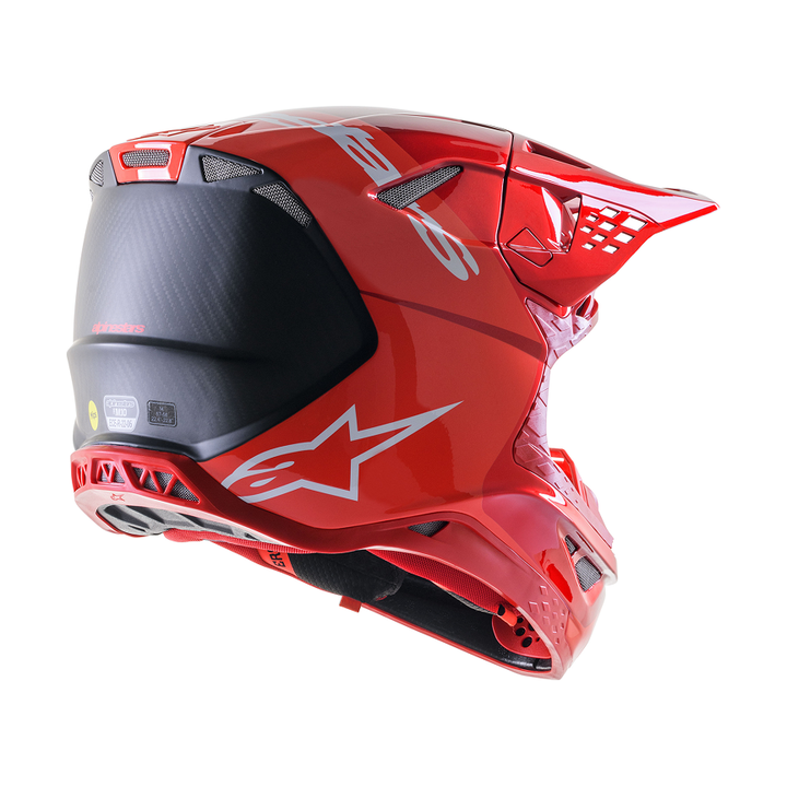 Casque Alpinestars Supertech M10 Flood rouge