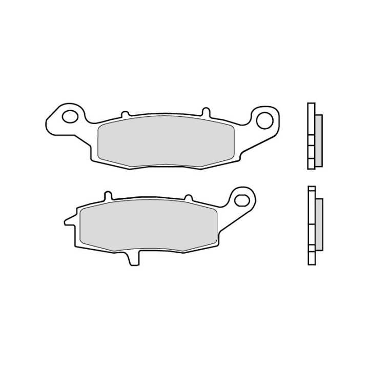 Plaquettes de frein BREMBO SINTER SR AVANT DROITE KAWASAKI ER6-N 2006-16