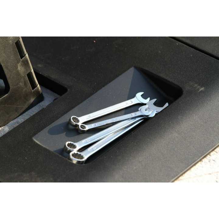 Tapis récupérateur pliable POLISPORT Bike Mat noir