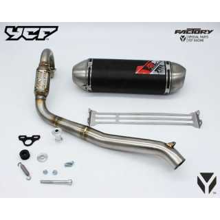 Échappement ligne Scalvini single Alu Inox YCF START 125