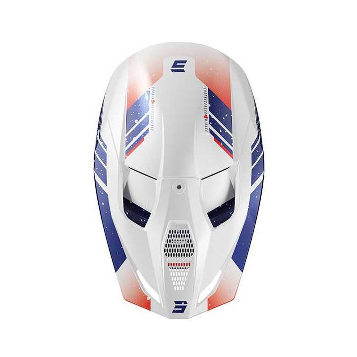 CASQUE SHOT MOTO CROSS FURIOUS MIRAGE BLEU ROUGE PERLE 2025 TAILLE L