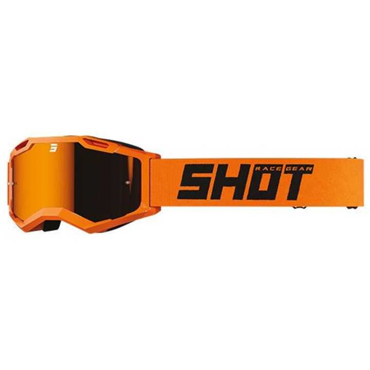 LUNETTES MASQUE CROSS SHOT ASSAULT 2.0 SOLID IRIDIUM ORANGE NEON GLOSSY