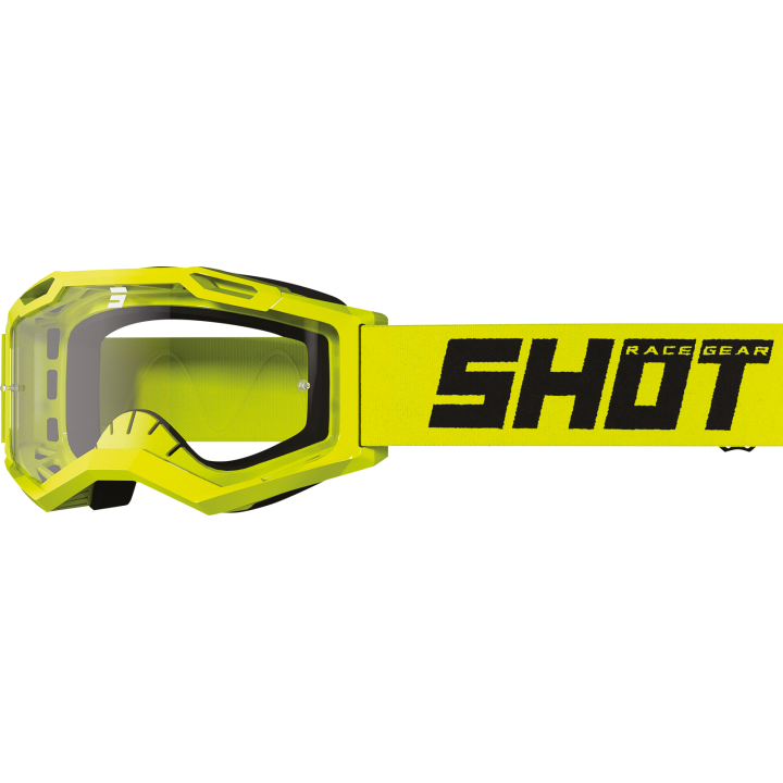 LUNETTES MASQUE CROSS SHOT ASSAULT 2.0 NEON YELLOW GLOSSY