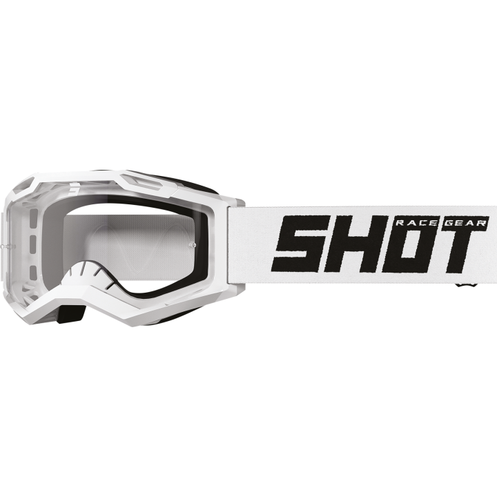 LUNETTES MASQUE CROSS SHOT SOLID WHITE GLOSSY