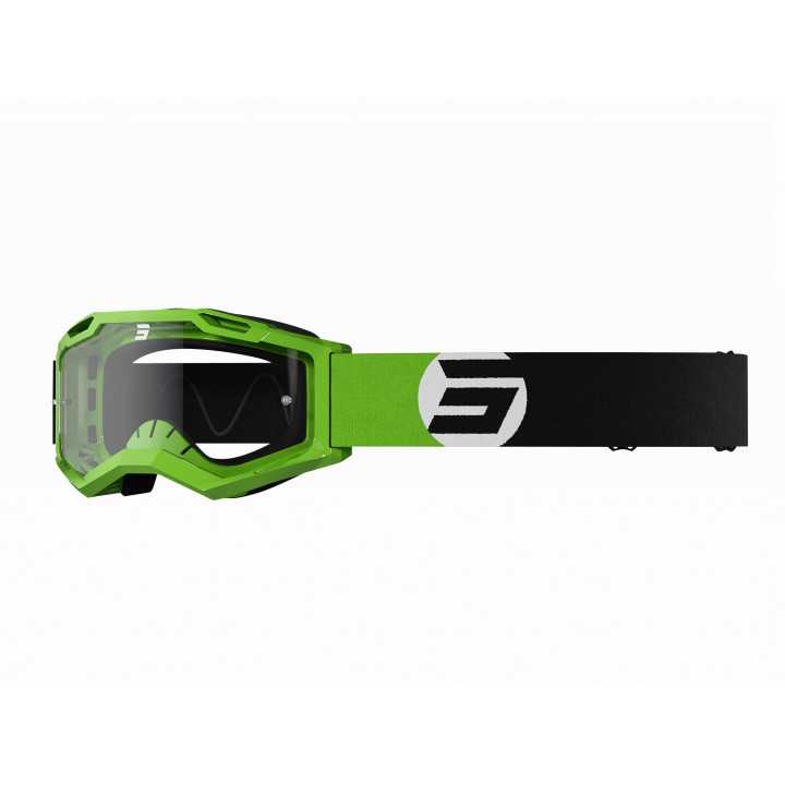 LUNETTES MASQUE CROSS ASSAULT 2.0 SHOT SOLAR GREEN GLOSSY