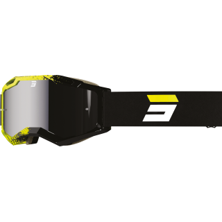 LUNETTES MASQUE CROSS SHOT IRIS 2.0 FUSION NEON YELLOW GLOSSY