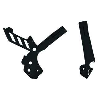 PROTECTIONS DE CADRE NOIRE POLISPORT KTM EXC-F 250, 350, 450 2012-2016