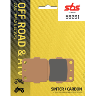 PLAQUETTES DE FREIN ARRIERE SBS 592SI SUZUKI RM 65