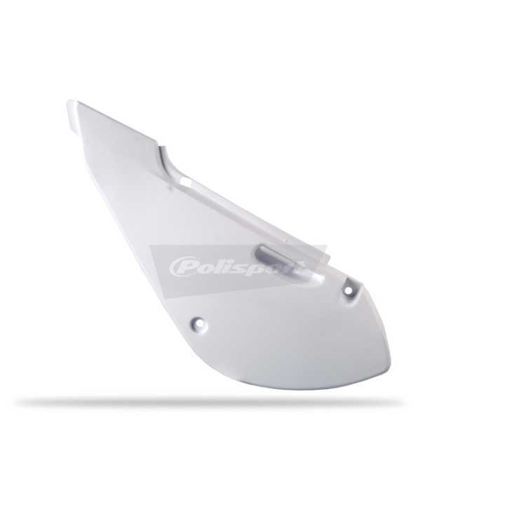 Plaques latérales POLISPORT blanches Suzuki RM 65