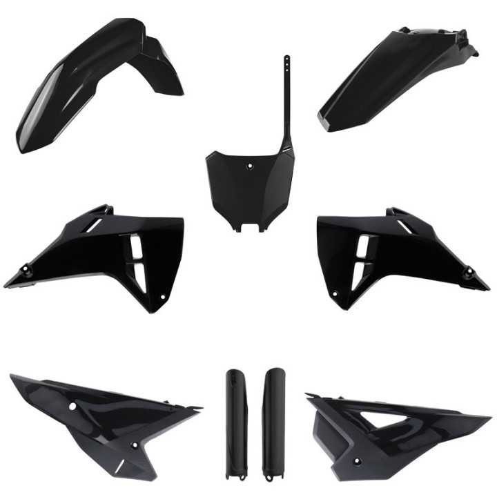 Kit plastiques POLISPORT - couleur noir HONDA 250 450 CRF 2025-26