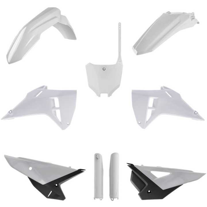 Kit plastiques POLISPORT - couleur blanc HONDA 250 450 CRF 2025-26