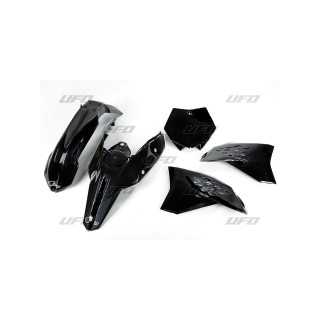 KIT PLASTIQUES UFO NOIR KTM SXF 250 450 2007-2010