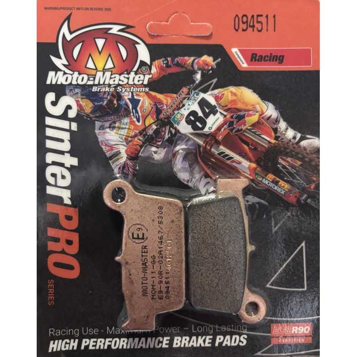 PLAQUETTES DE FREINS ARRIERE MOTO MASTER SINTER PRO YAMAHA WRF ENDURO GP 450 2018-2024