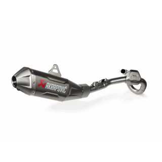 Ligne complète AKRAPOVIC Evolution Line silencieux titane casquette titane Honda CRF 450 2025