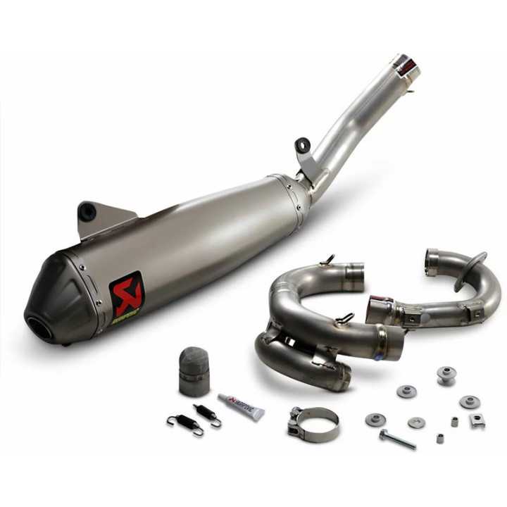 LIGNE COMPLETE AKRAPOVIC EVOLUTION LINE TITANE SILENCIEUX TITANE WRF 450 2020-23