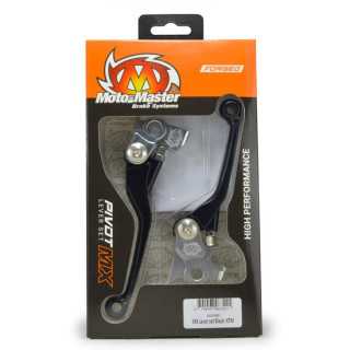 PAIRE DE LEVIERS REPLIABLE MOTO MASTER NOIR KTM SX 250 2014-2023
