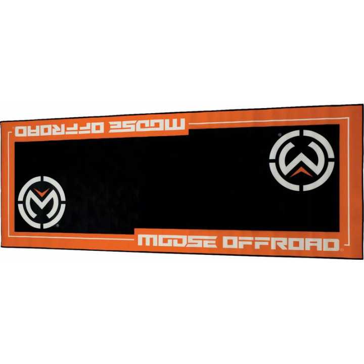 TAPIS D'ATELIER MOTO ORANGE MOOSE 80X200CM