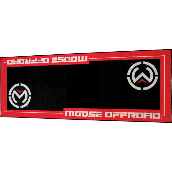 TAPIS D'ATELIER MOTO ROUGE MOOSE 80X200CM