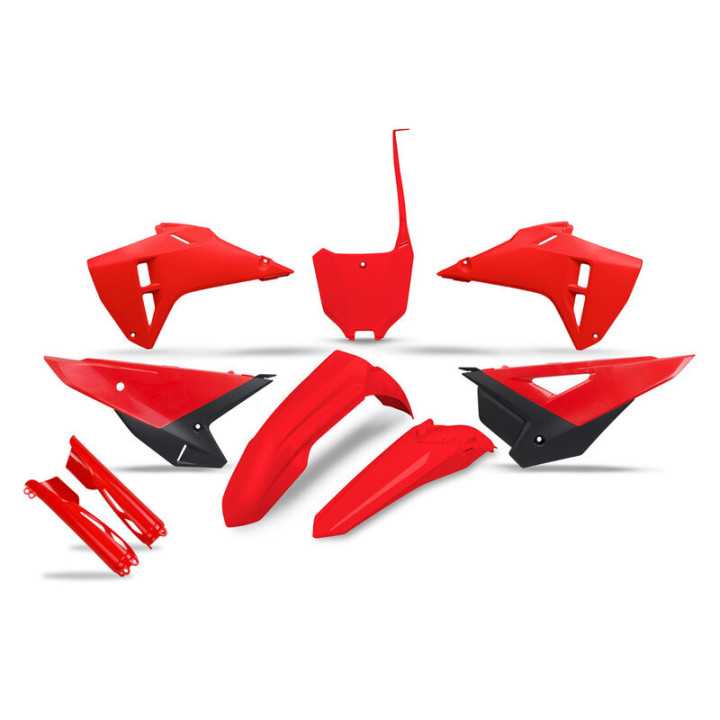 KIT PLASTIQUES UFO ORIGINE ROUGE NOIR HONDA CRF 250 ET 450 2025-26