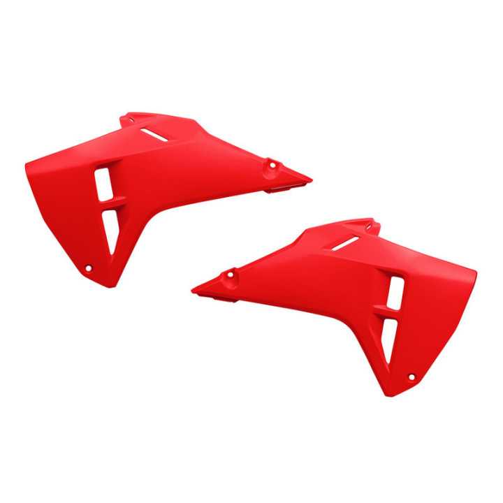 OUIES PLASTIQUES CARENAGE DE RADIATEUR UFO ROUGE HONDA CRF 250 450 2025-26