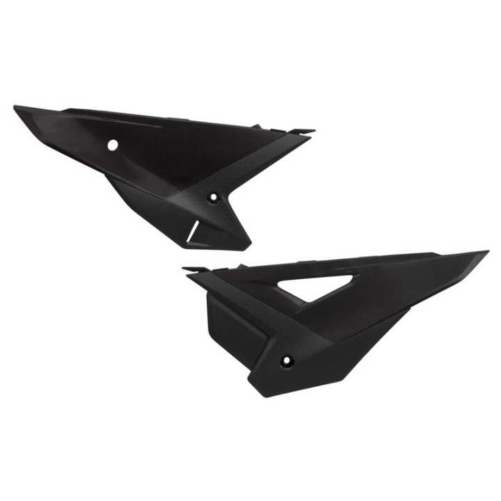 PLAQUES PLASTIQUES CARENAGE LATERALES UFO NOIR HONDA CRF 250 450 2025