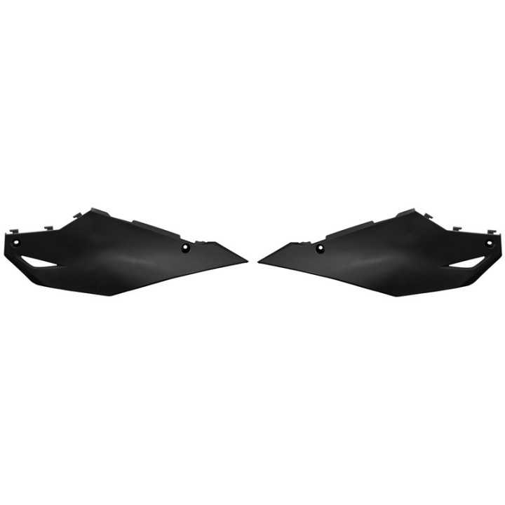 PLAQUES LATERALES NUMERO POLISPORT NOIR KAWASAKI KXF 250 2025
