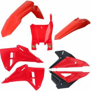 KIT PLASTIQUES CYCRA ROUGE - NOIR HONDA CRF 250 450 2025