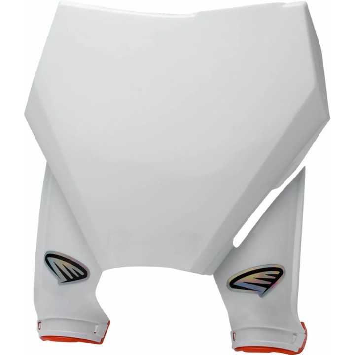 PLAQUE NUMERO FRONTALE CYCRA BLANCHE KTM SX 125 250 ET SXF 250 350 450 2023-2025