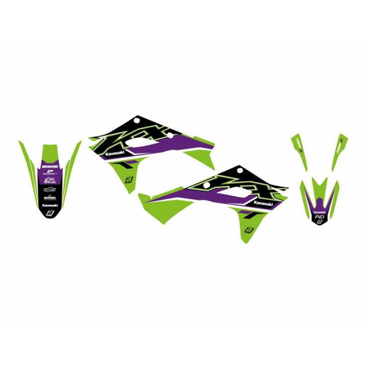 KIT DÉCORATION BLACKBIRD DREAM 5 KAWASAKI KXF 450 2024-2025