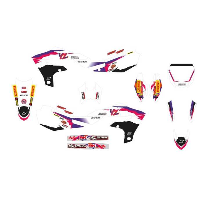 KIT DÉCORATION BLACKBIRD REPLICA RACING FACTORY YAMAHA YZF 250 2019-2023