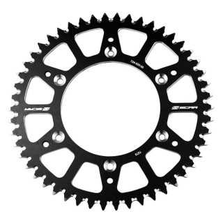COURONNE SCAR ALU NOIRE PAS 520 52 DENTS KTM EXC 150 2020-2024