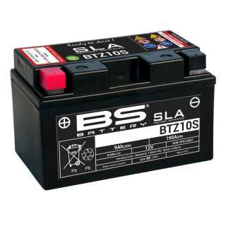 Batterie BS BATTERY SLA sans entretien activé usine - BTZ10S YAMAHA MT-07 2014-2024