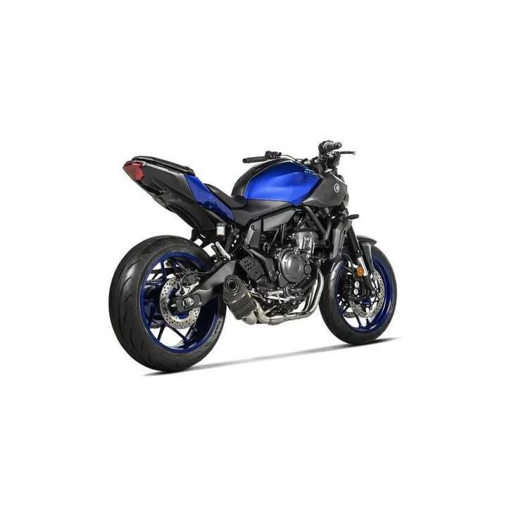 Ligne d'échappement Racing Line NOIR AKRAPOVIC YAMAHA MT-07 2014-2020