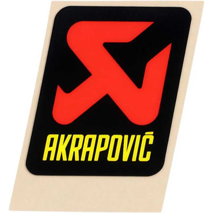STICKER AUTOCOLLANT AKRAPOVIC VERT 75