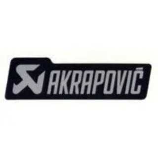 STICKER AUTOCOLLANT AKRAPOVIC 120X35