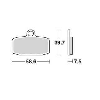 PLAQUETTES DE FREIN AVANT MOTO MASTER NITRO KTM SX 85 2012-2020