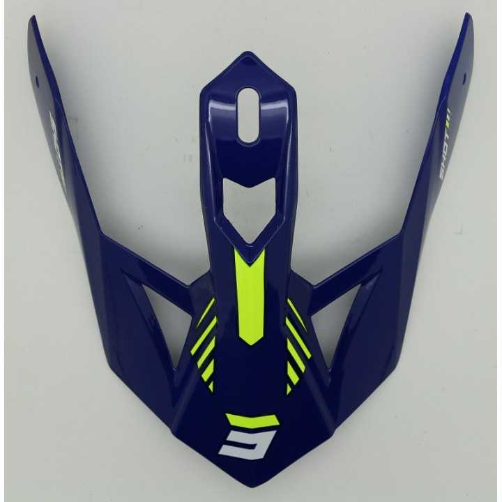 SHOT VISIERE PEAK LITE FURY NAVY NEON BLEU JAUNE