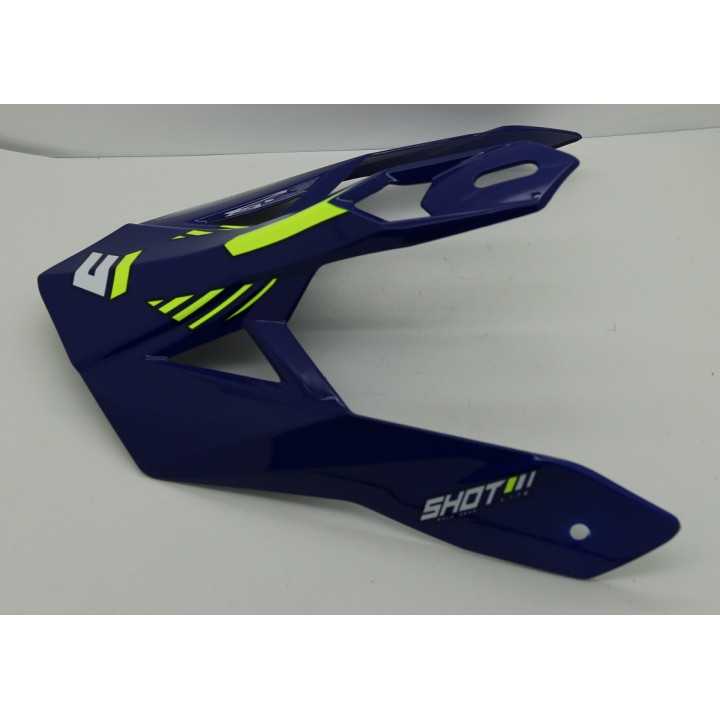 SHOT VISIERE PEAK LITE FURY NAVY NEON BLEU JAUNE
